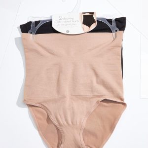 Plus Size Shaping High Waist Brief Set