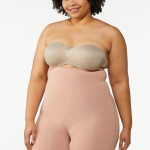 Plus Size High Waist Scuba Shaping Shorts