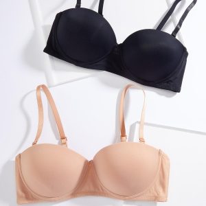 Neutral Convertible Bra Set