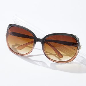 Rhinestone Detail Square Sunglasses