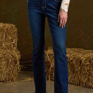 Petite Mid Rise Bootcut Jeans