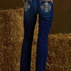 Petite Rodeo Pocket Bootcut Jeans
