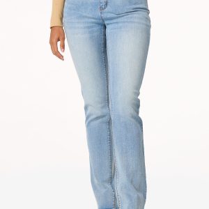 Petite Straight High Rise Jeans
