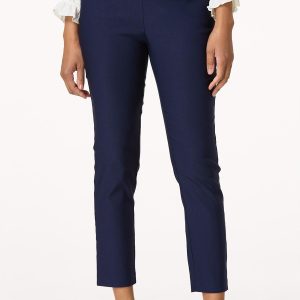 Petite Solid Bengaline Ankle Pants