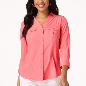 Petite Classic Button Down Shirt