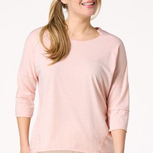 Relaxed Solid Seamed Top
