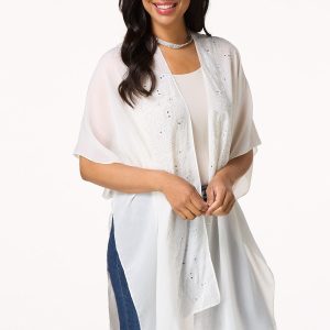 Stud Embellished Kimono