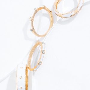 Cubic Zirconia White Ring Set