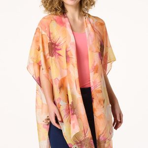 Exploded Floral Sequin Kimono