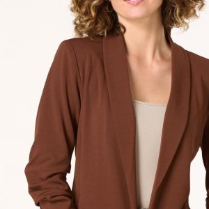 Crepe Shawl Blazer