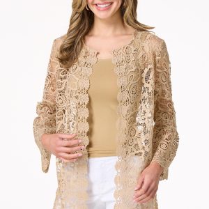 Solid Crochet Cardigan