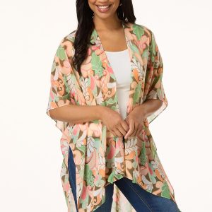 Paisley Tasseled Kimono