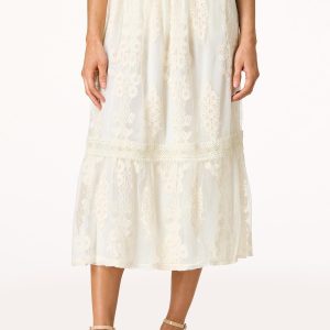 Crochet Lace Midi Skirt