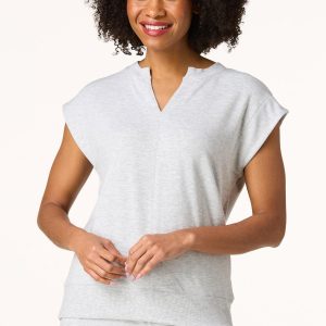 Charcoal French Terry Tank