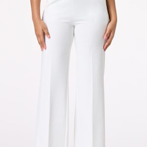 Ivory Button Waist Trousers