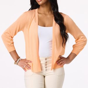 Balloon Sleeve Sheer Cardigan