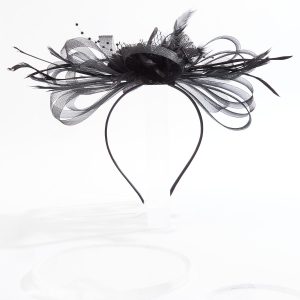 3d Floral Pearl Bow Fascinator