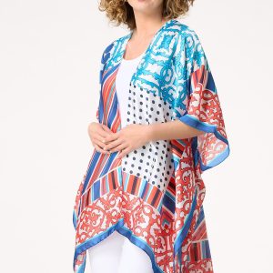 Marina Scarf Print Kimono