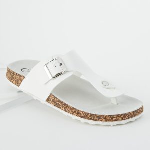 Thong Buckle Strap Sandals