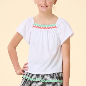 Girls Ric Rac Top