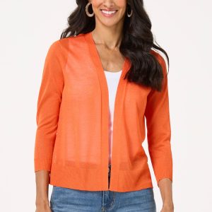 Solid Sheer Cardigan