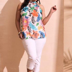 Plus Size Curvy Distressed Girlfriend Jeans