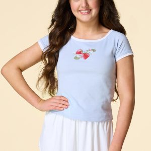 Girls Strawberry Tee