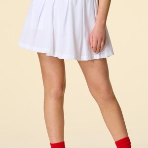 Girls Contrast Waist Skort