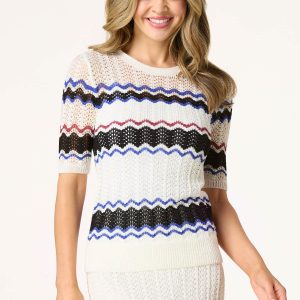 Zig Zag Crochet Sweater