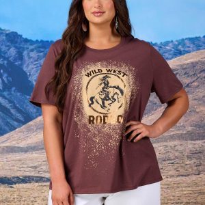 Plus Size Wild West Rodeo Tee