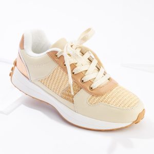 Raffia Colorblock Sneakers