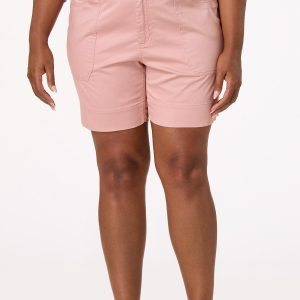 Plus Size Rosette Utility Shorts