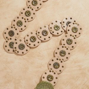 Bronzed Disc Waist Belt