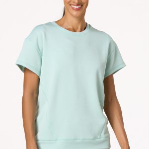 Surf Green Scuba Knit Top