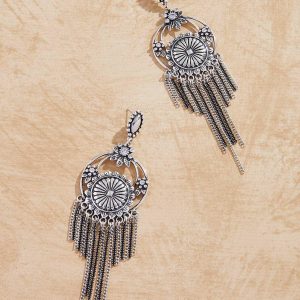 Western Statement Chain Earrings