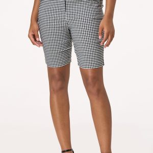 Gingham Bengaline Shorts