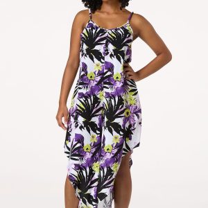 Bead Strap Tropical Genie Jumpsuit