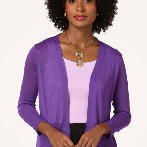 Solid Sheer Cardigan