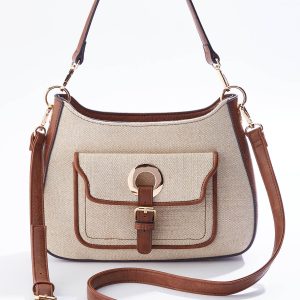 Shimmer Canvas Crossbody