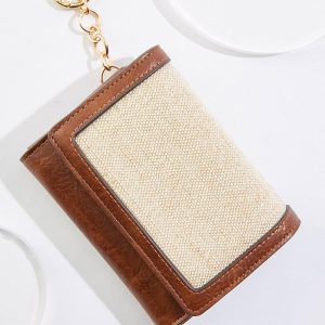 Shimmer Canvas Mini Wallet