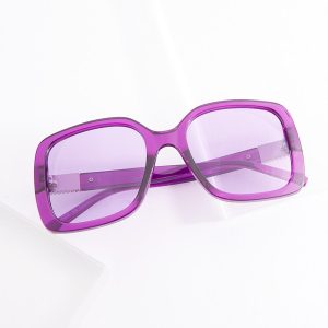 Purple Square Sunglasses