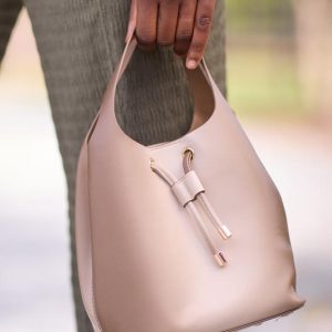 Top Handle Cinched Bucket Crossbody
