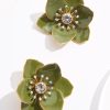 3d Flower Earrings