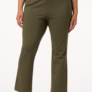 Plus Size Ponte Kick Flare Pants