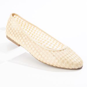 Sparkle Mesh Ballet Flats