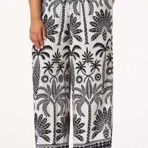 Plus Size Island Wide Leg Pants