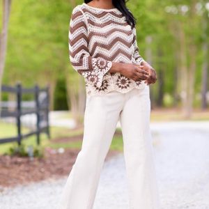 Natural Wide Leg Jeans