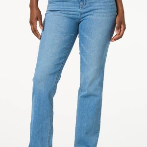 High Rise Straight Leg Jeans