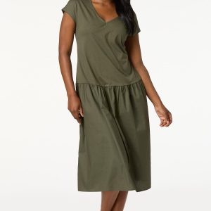 Low Waist Side Pocket Dress