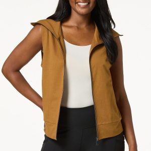 Zip Front French Terry Vest